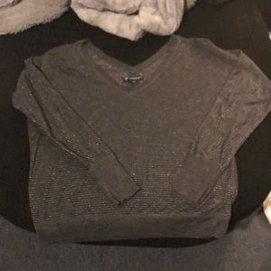 American eagle striped vneck